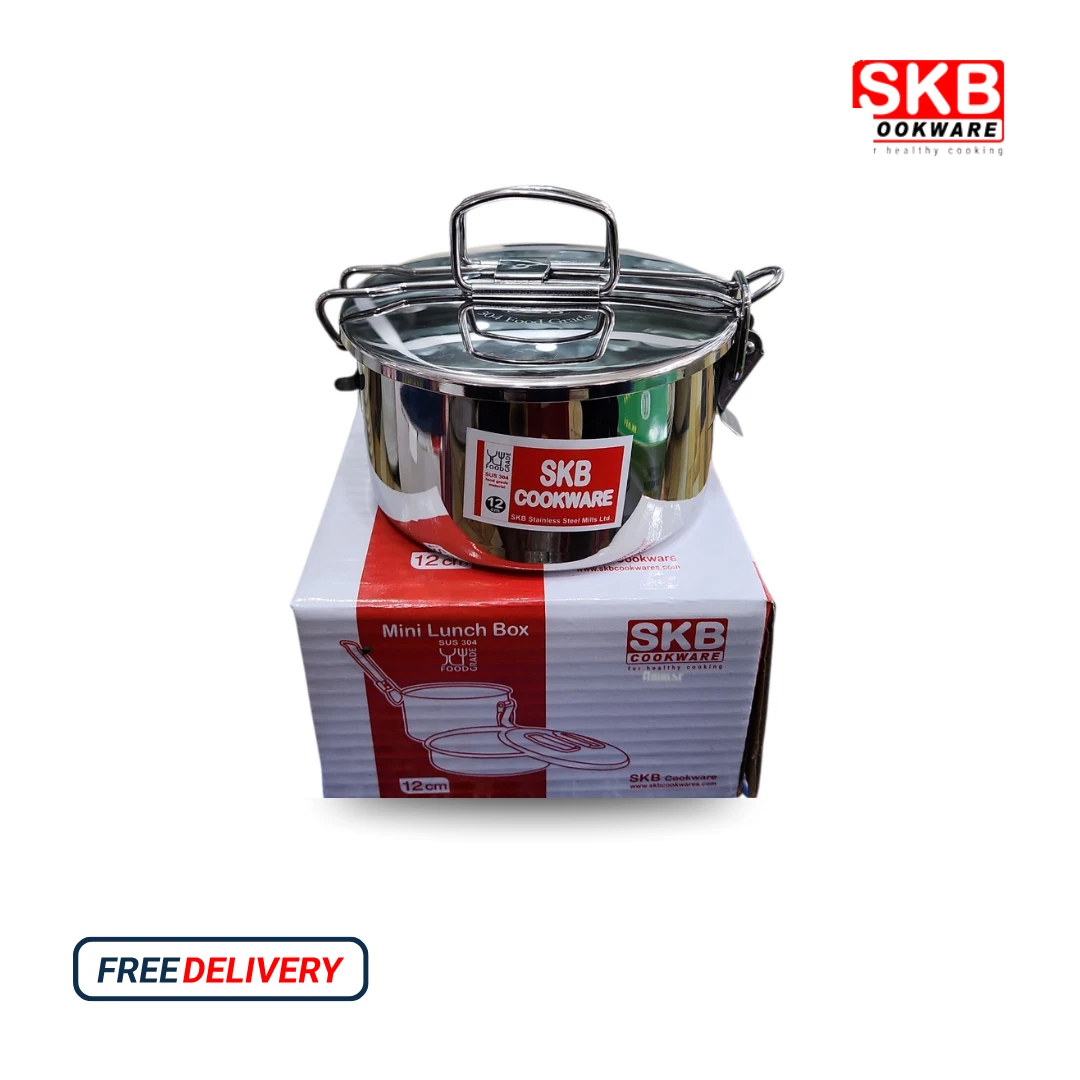 SKB Mini Lunch Box Stainless Steel 12cm