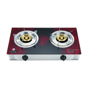 RFL Glass Double Gas Stove Rosee (Cylinder Gas)