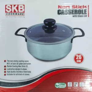SKB 24CM SS Marble Non Stick Casserole