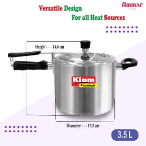 Kiam 3.5 Liter Premium Pressure Cooker