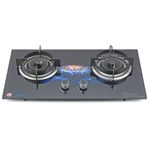 RFL Built In Gas Stoves/HOB Double Gas Stove FLORA - (Line Gas)