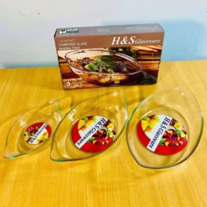 H&S Oven-Proof 3 Pcs Food Bowl Set