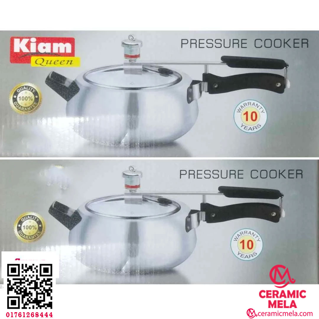 Kiam 4.5 Ltr Queen Pressure Cooker - Image 2