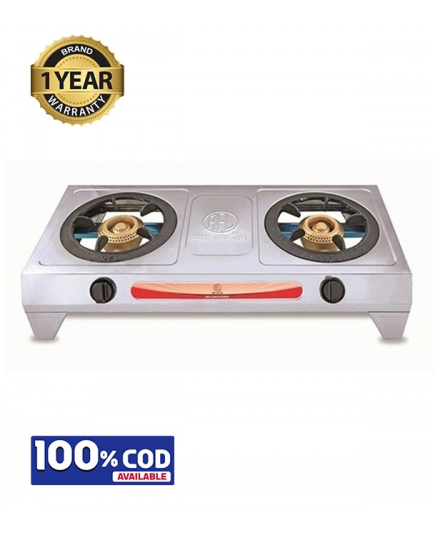 RFL Double Stainless Steel Gas Stove 2-41 (Cylinder Gas) - Image 2