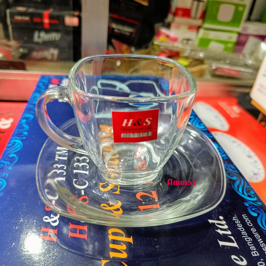 H&S 6 Pcs Square Cup Set C133S/133TM - Image 2
