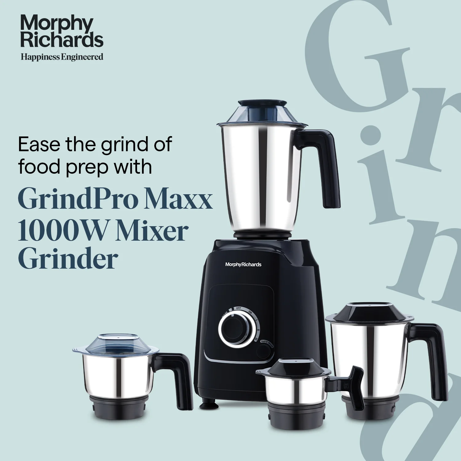 Morphy Richards GrindPro Maxx 1000W Mixer Grinder - Image 2
