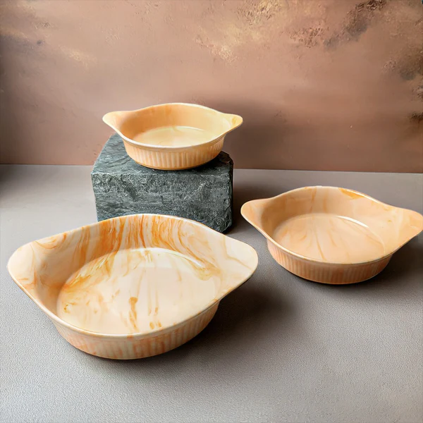 3 Pieces Marble Curry Set - (Ocean) - Image 3