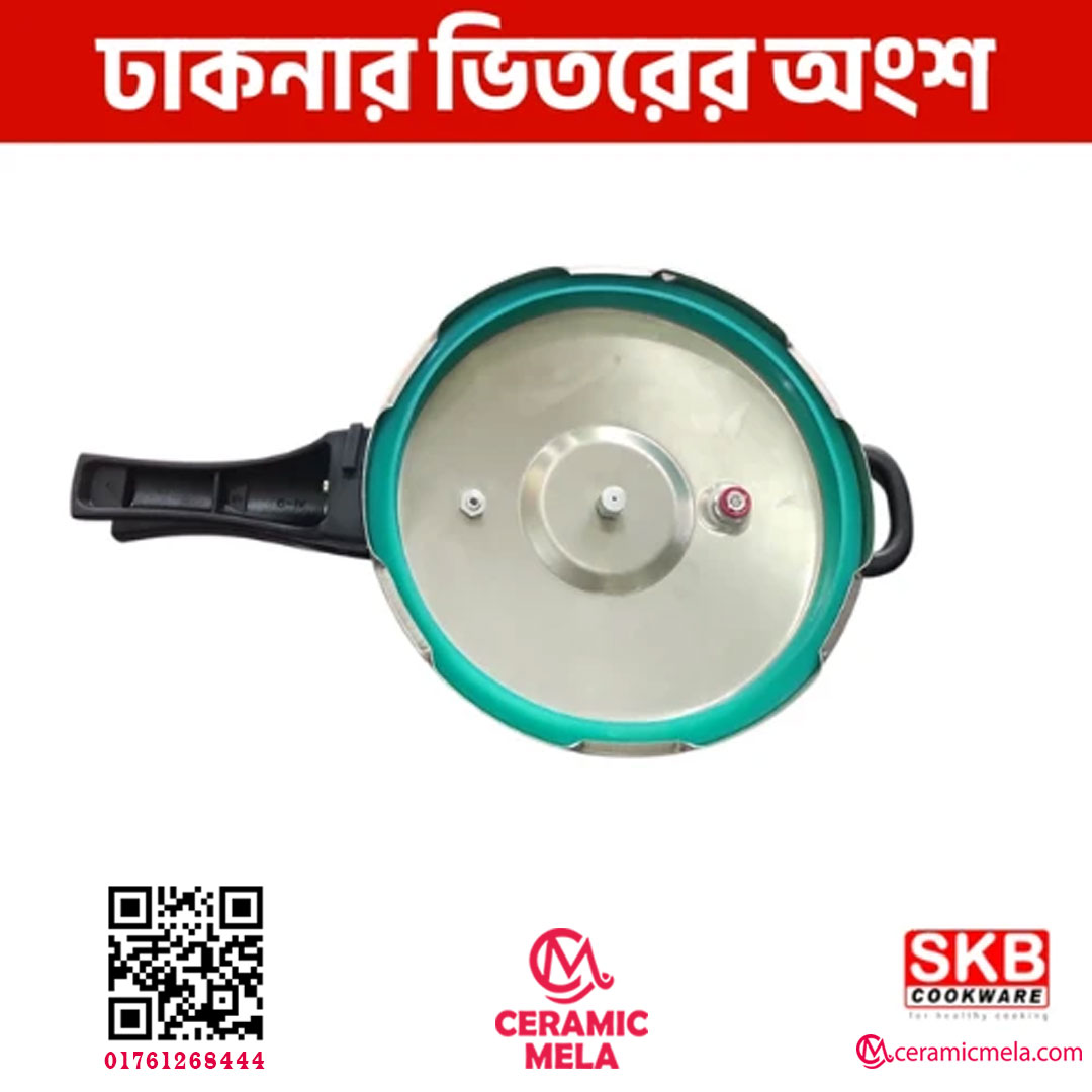 SKB 6 Ltr 3 Tri-Ply Stainless Steel Pressure Cooker 304 Food Grade - Image 4