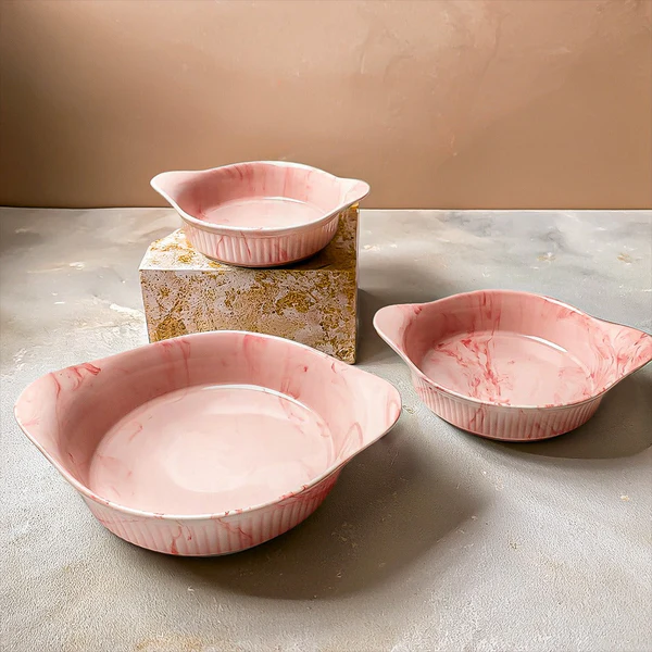 3 Pieces Marble Curry Set - (Ocean) - Image 4