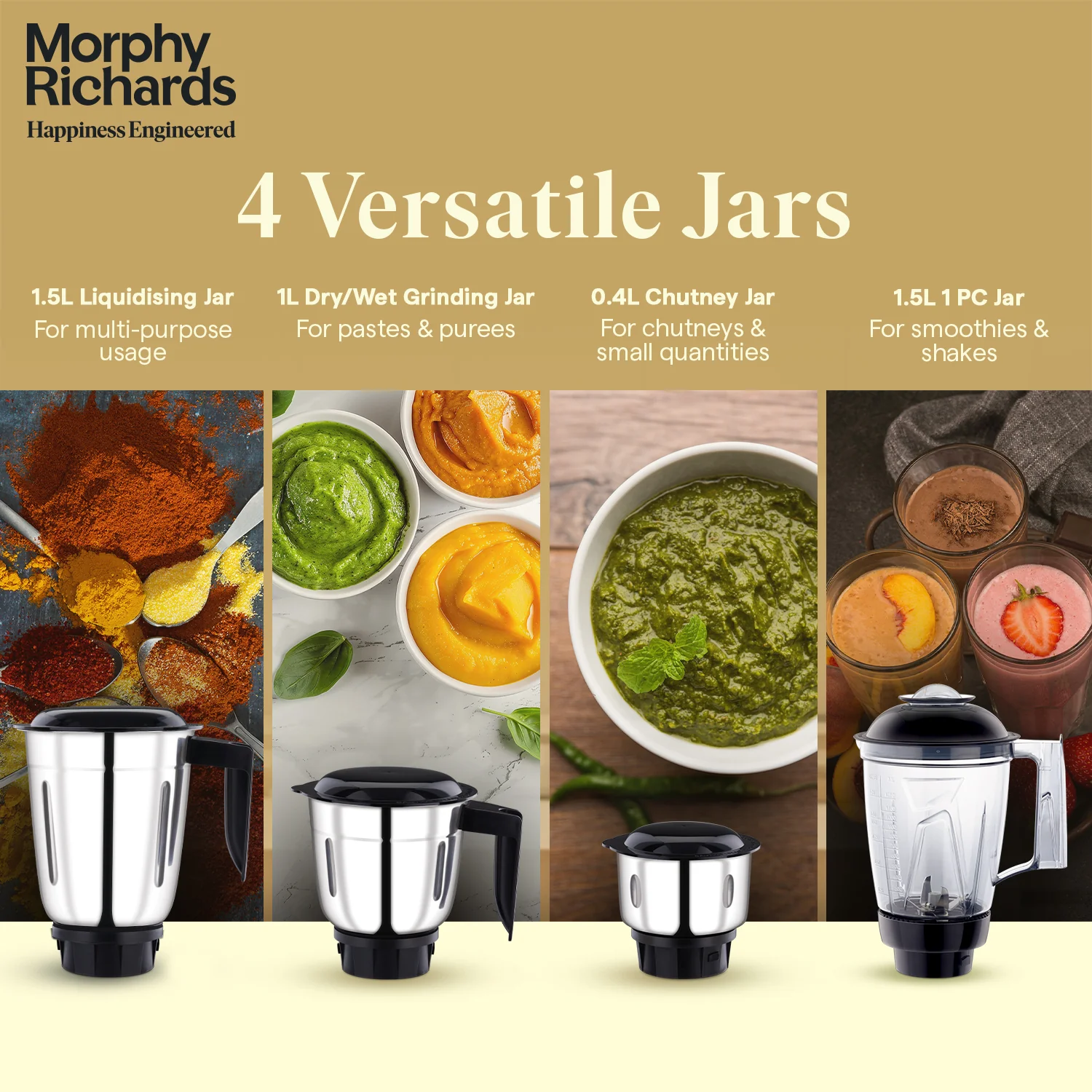 Morphy Richards Icon Superb Black 750W Mixer Grinder - Image 4