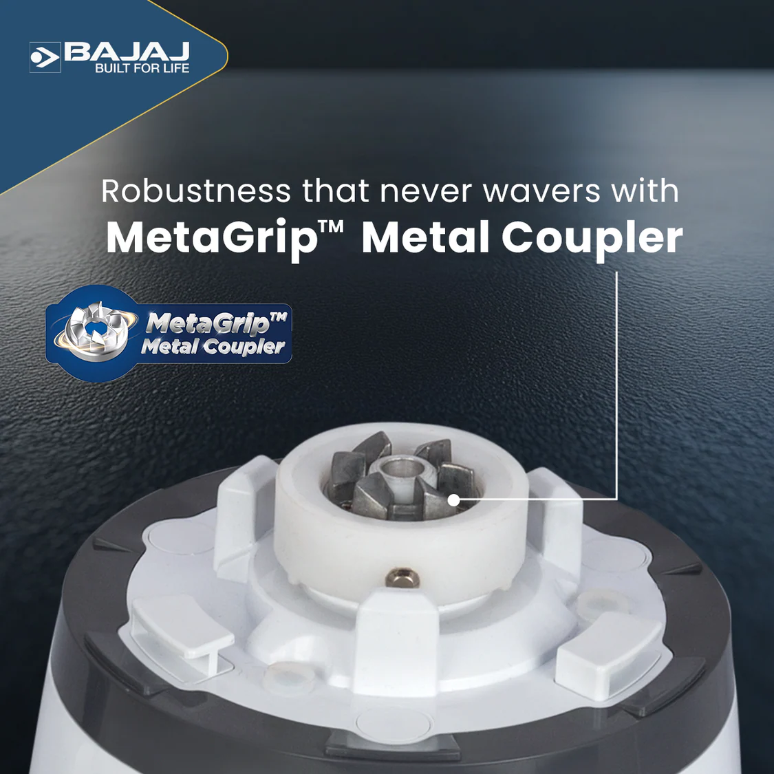 Bajaj Ninja Series Power Blend 2 Jar 1000W Juicer Mixer Grinder - Image 4