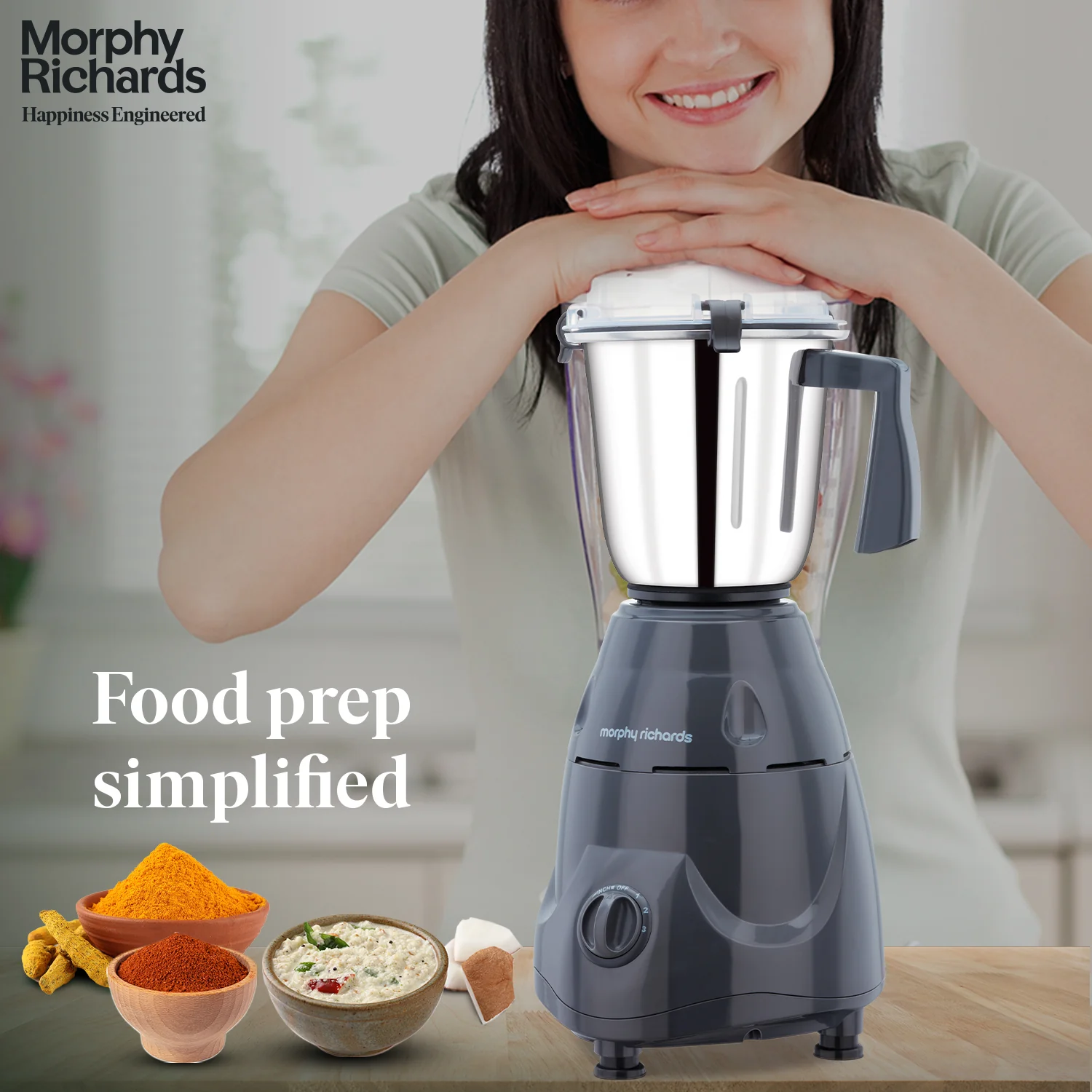 Morphy Richards Icon Superb DLX 750W Mixer Grinder - Image 5