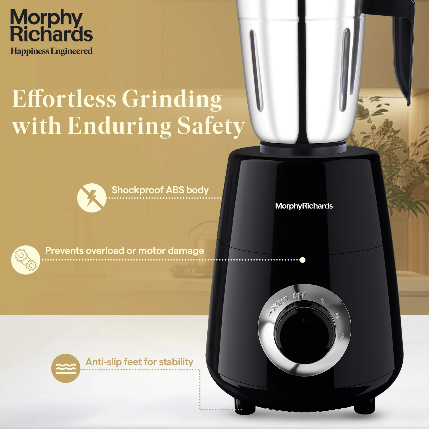 Morphy Richards Icon Superb Black 750W Mixer Grinder - Image 5