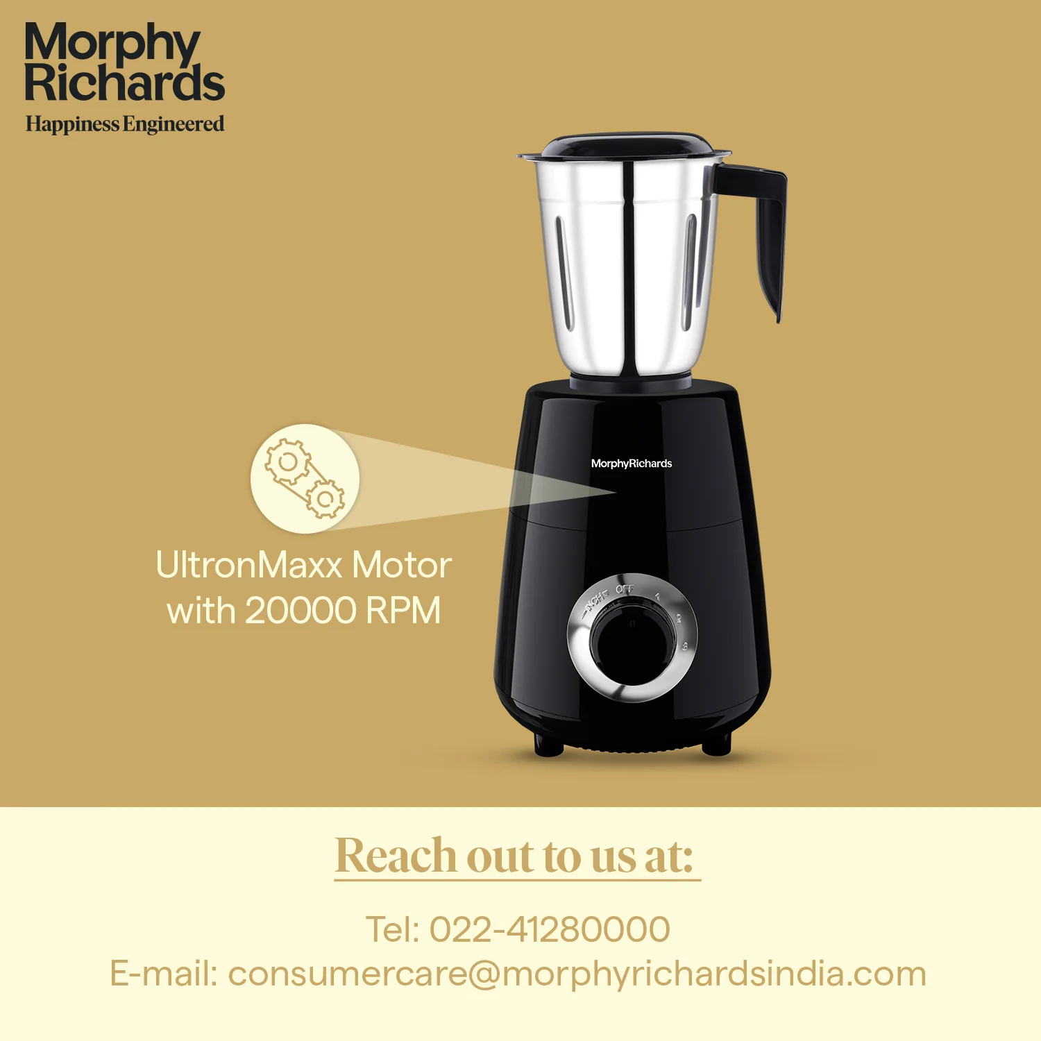 Morphy Richards Icon Superb Black 750W Mixer Grinder - Image 6