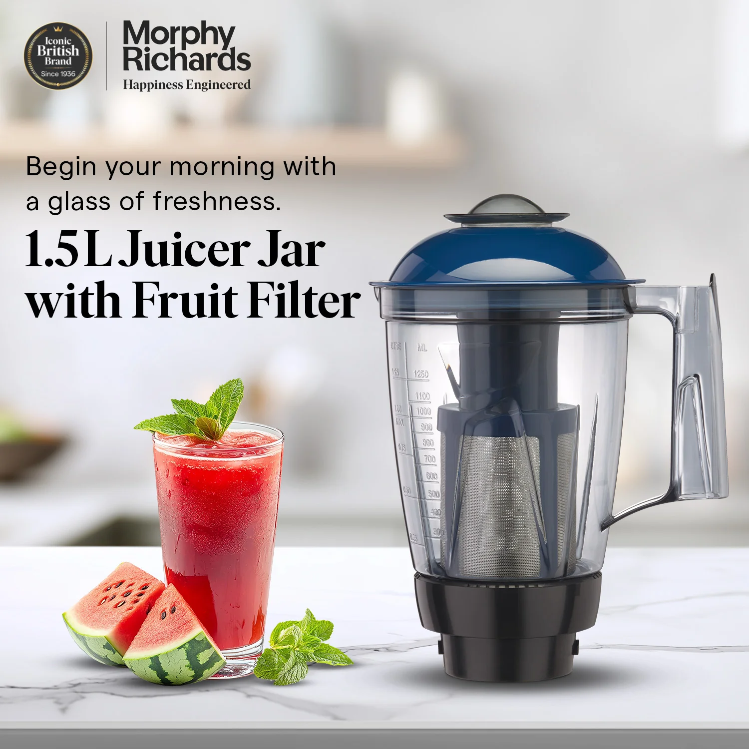Morphy Richards Tetra Blend 750W Mixer Grinder - Image 6