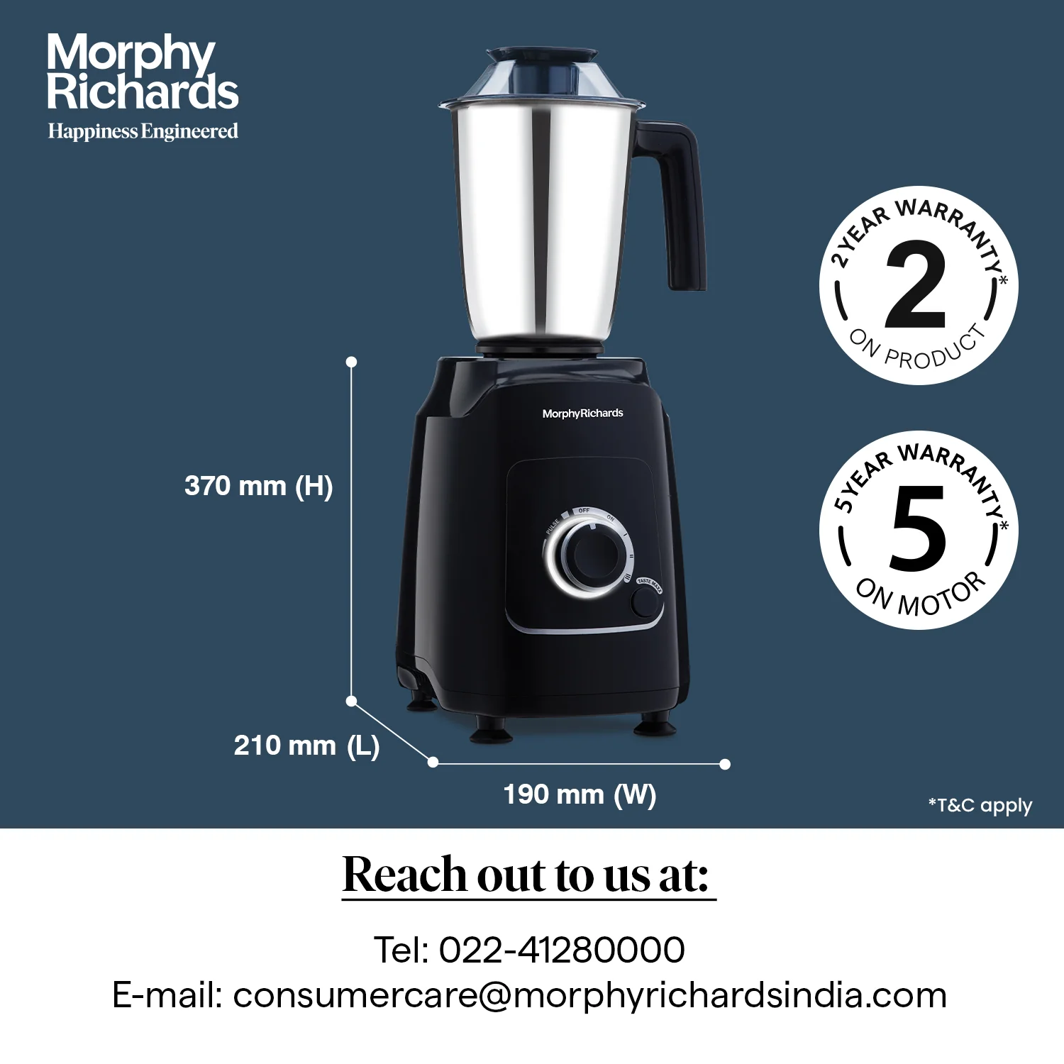 Morphy Richards GrindPro Maxx 1000W Mixer Grinder - Image 7