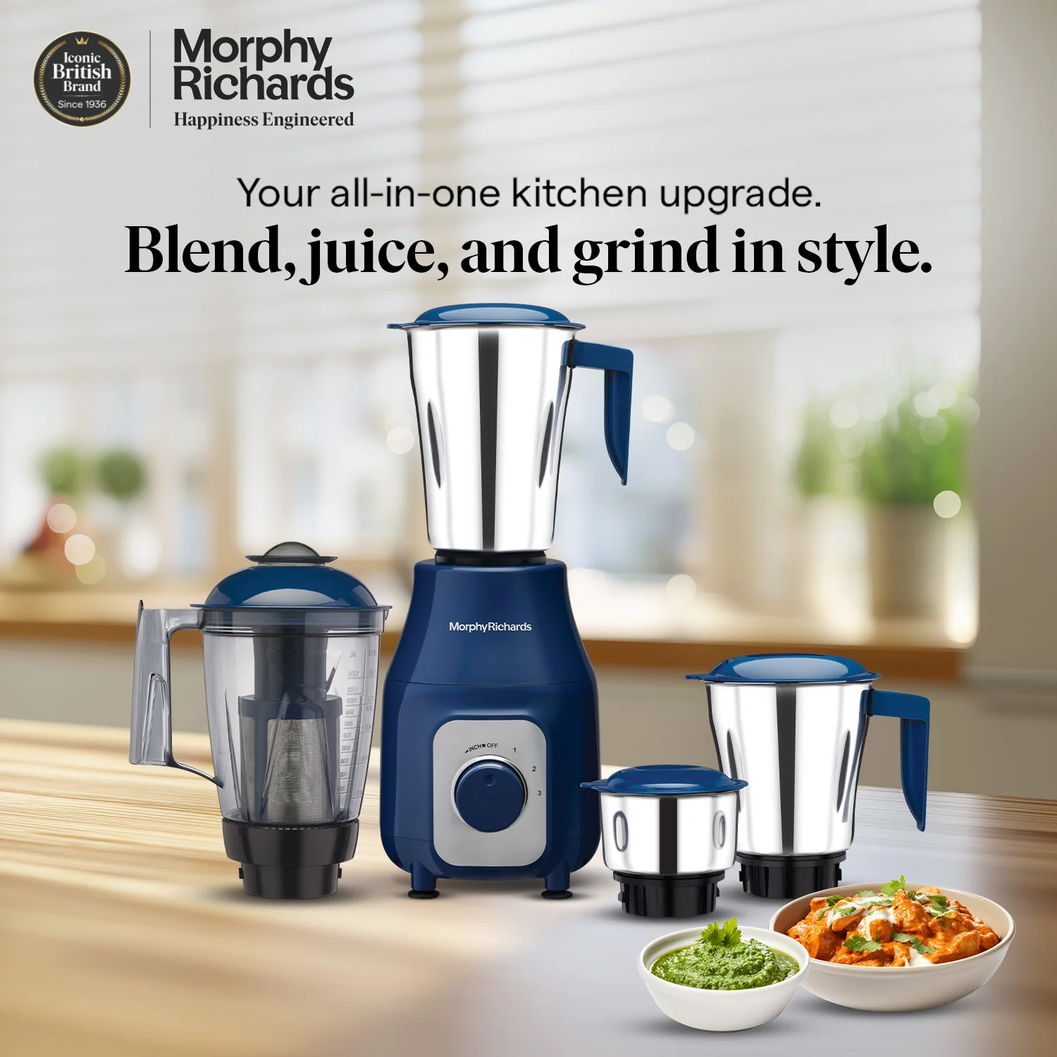 Morphy Richards Tetra Blend 750W Mixer Grinder