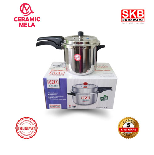 SKB 3.5 Ltr Stainless Steel Classic Pressure Cooker