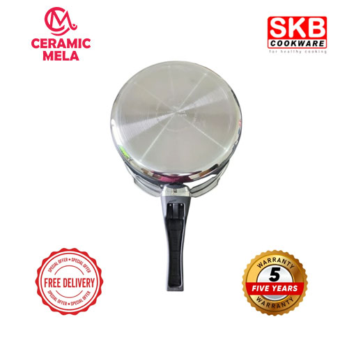 SKB 5.5 Ltr Stainless Steel Classic Pressure Cooker - Image 4