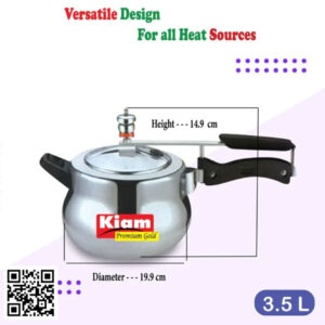 Kiam 3.5 Lt Premium Gold Pressure Cooker