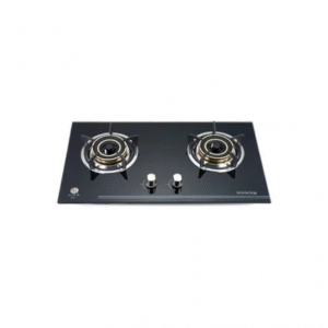 RFL Double Built In Glass Hob Iris (Line Gas)